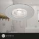 Briloner- KOMPLEKT 3x LED Süvistatav valgusti vannituppa LED/4,9W/230V IP44 hõbedane