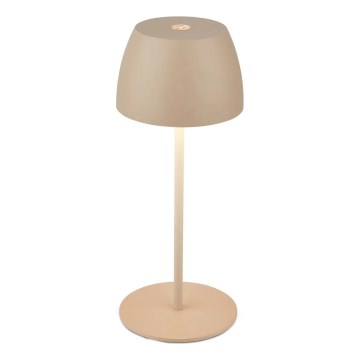 Briloner - LED hämardatav laetav puutetundlik välistingimustesse mõeldud lauavalgusti MINI LED/2,5W/5V IP44 1800 mAh beež