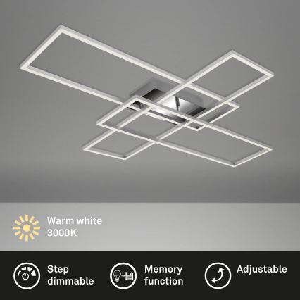 Briloner - LED Hämardatav pinnale kinnitatav lühter FRAME LED/50W/230V