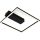 Briloner - LED laelamp FRAME LED/14W/230V 3000K 30x32 cm must