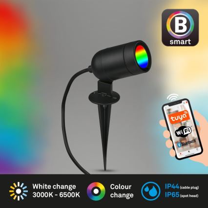Briloner - LED RGBW hämardatav välisvalgusti LED/4,4W/230V 2700/4000/6500K IP44 Wi-Fi Tuya