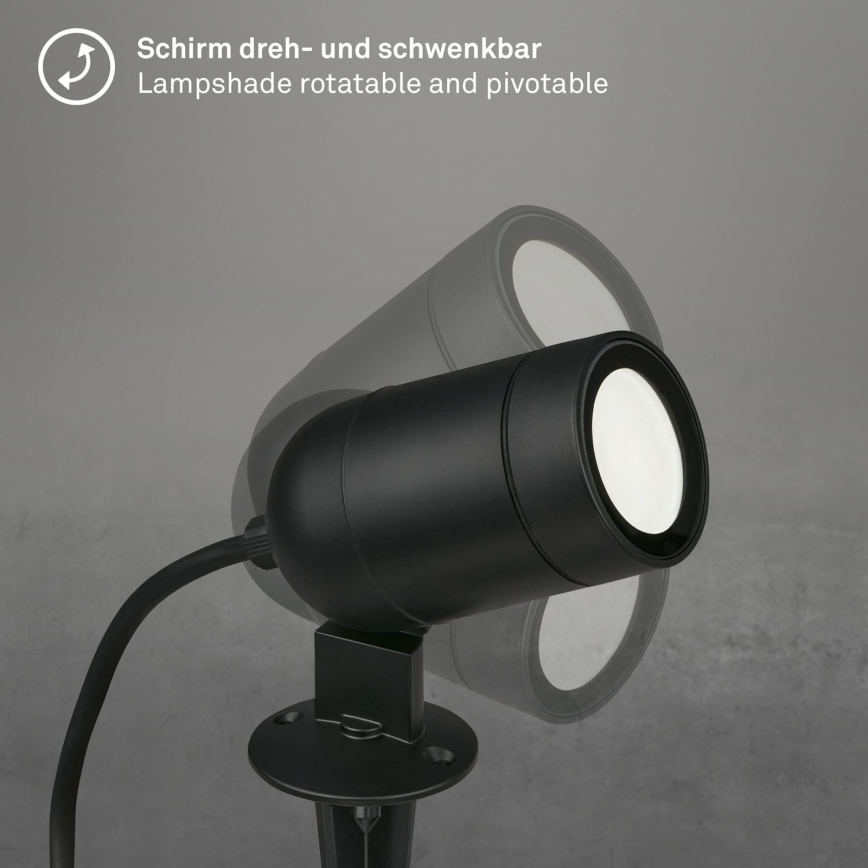 Briloner - LED RGBW hämardatav välisvalgusti LED/4,4W/230V 2700/4000/6500K IP44 Wi-Fi Tuya