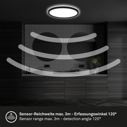 Briloner - LED-vannitoa laevalgusti liikumisanduriga MOVE LED/18W/230V IP44 läbimõõt 29 cm valge