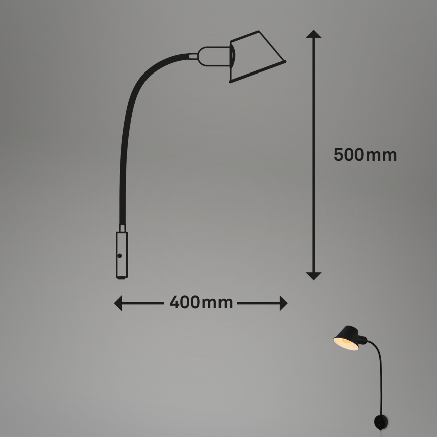 Briloner - Seinalamp BRELLO 1xE27/10W/230V
