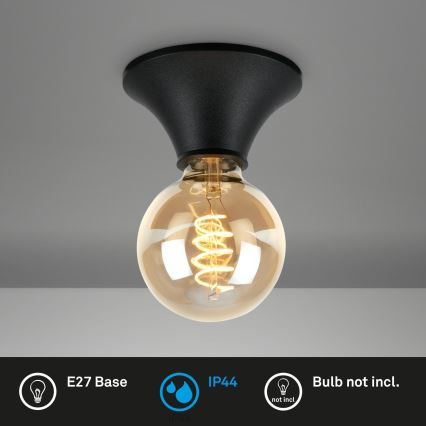 Briloner - vannitoa laelamp 1xE27/10W/230V IP44 must