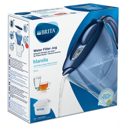 Brita - Filterkann Marella 2,4 l sinine + 1 filter