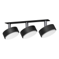 Brosline - lae sisse paigaldatav punktvalgusti 3xGX53/9W/230V must