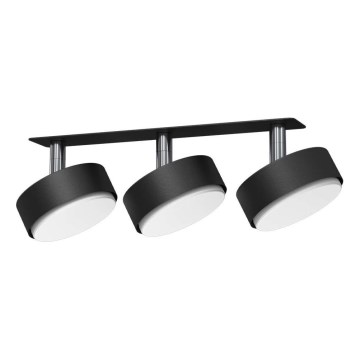 Brosline - lae sisse paigaldatav punktvalgusti 3xGX53/9W/230V must