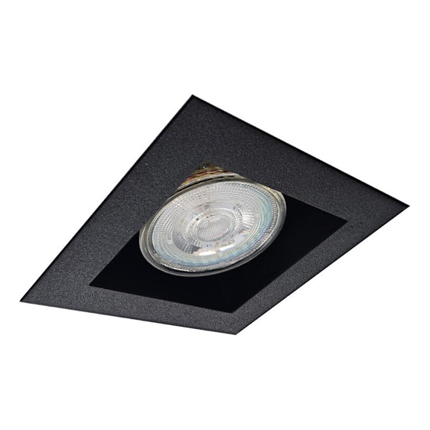 Brosline - sisse paigaldatav laevalgusti 1xGU10/10W/230V must