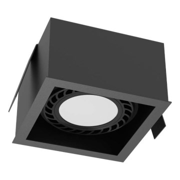 Brosline - süvistatud laevalgusti 1xGU10/18W/230V must