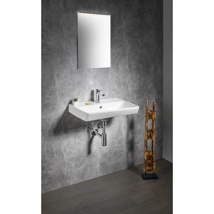 Bruckner - Sisevalgustusega valamu NEON 60x41,5 cm keraamika/valge