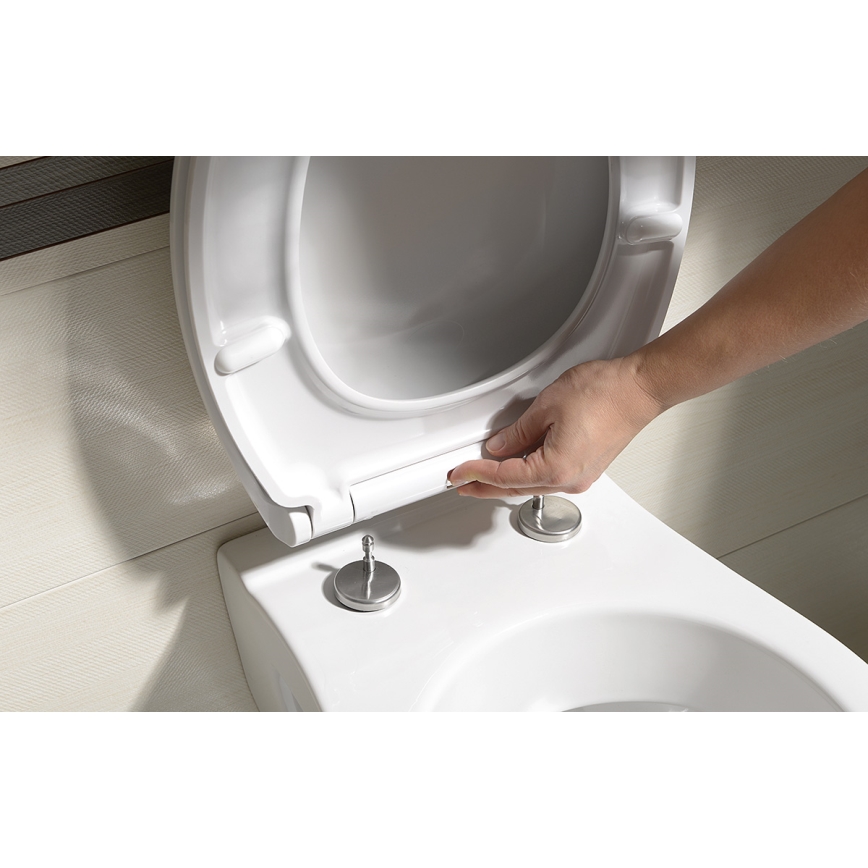 Bruckner - Prill-laud SoftClose FULDA SLIM valge
