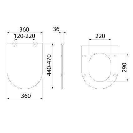 Bruckner - Prill-laud SoftClose FULDA SLIM valge