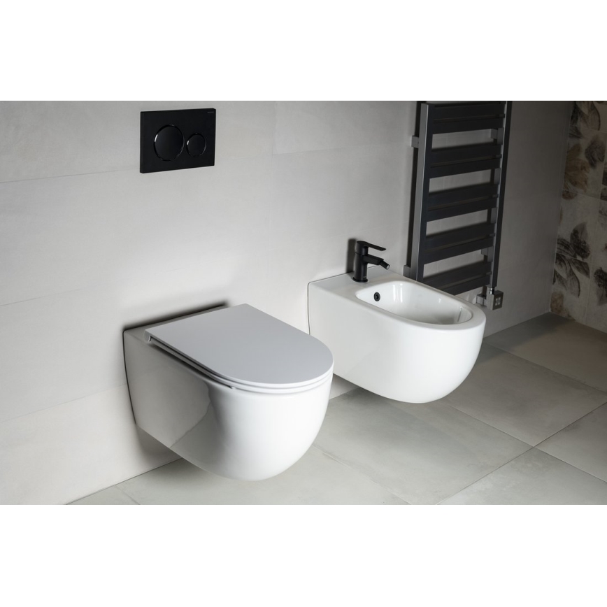 Bruckner - Riputatav WC Vortex Rimless FULDA keraamika/valge