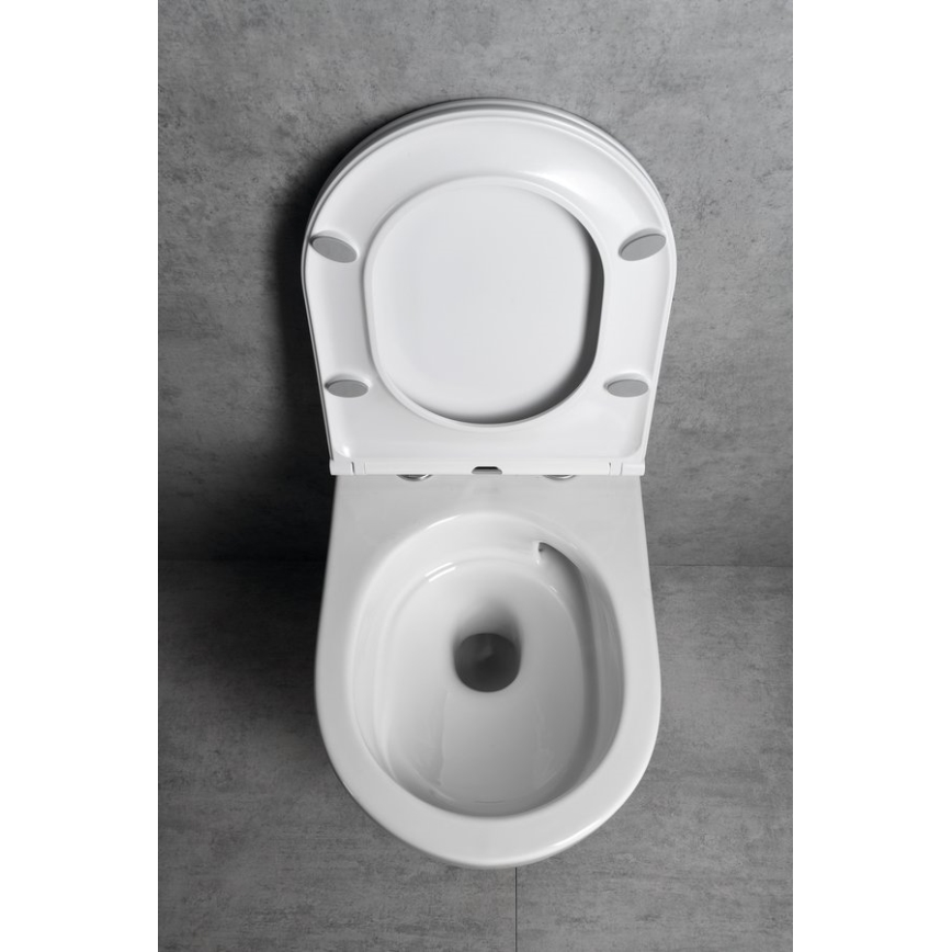 Bruckner - Riputatav WC Vortex Rimless FULDA keraamika/valge