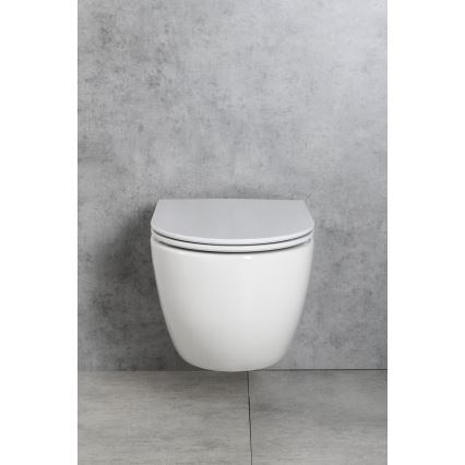Bruckner - Riputatav WC Vortex Rimless FULDA keraamika/valge
