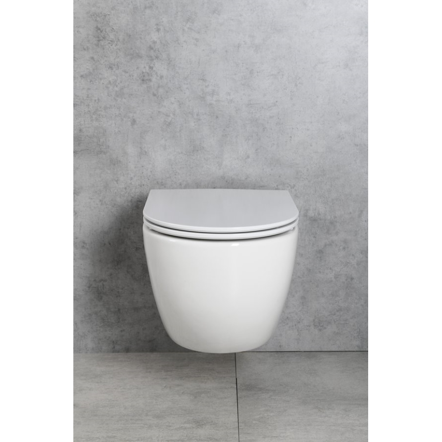 Bruckner - Riputatav WC Vortex Rimless FULDA keraamika/valge