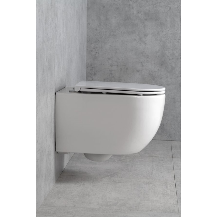 Bruckner - Riputatav WC Vortex Rimless FULDA keraamika/valge