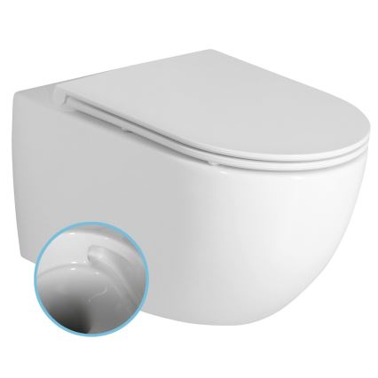 Bruckner - Riputatav WC Vortex Rimless FULDA keraamika/valge