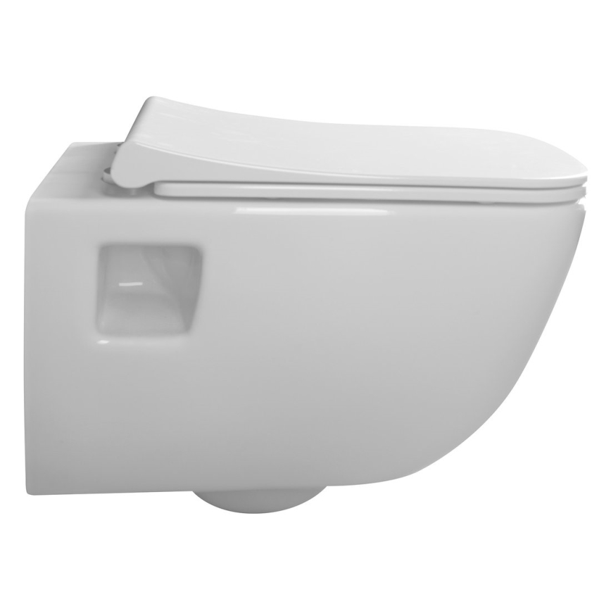 Bruckner - Seinale kinnitatav WC Rimless WALTER keraamika/valge
