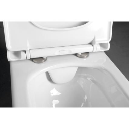 Bruckner - Seinale kinnitatav WC Rimless WALTER keraamika/valge