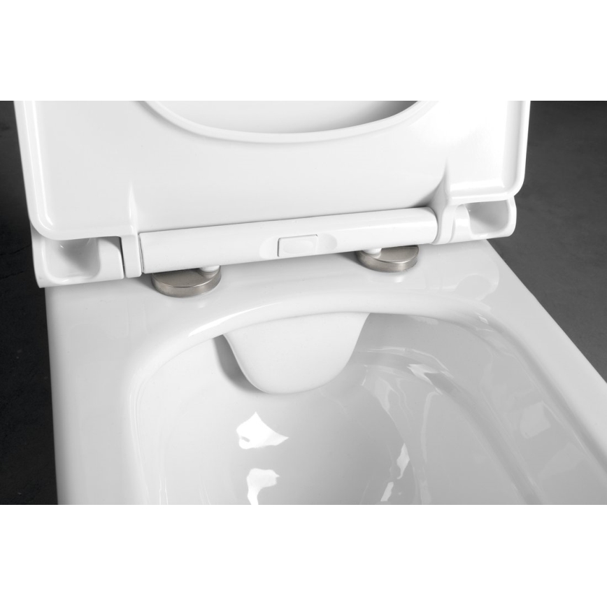Bruckner - Seinale kinnitatav WC Rimless WALTER keraamika/valge