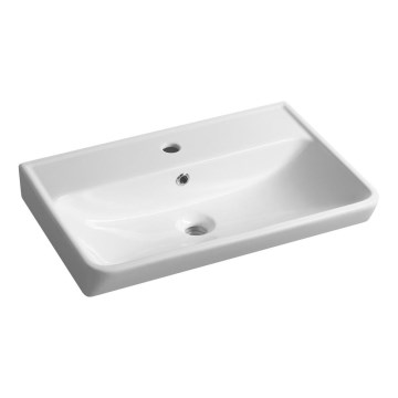 Bruckner - Sisevalgustusega valamu NEON 60x41,5 cm keraamika/valge