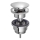 Bruckner - Valamu äravool ilma ülevooluta CLICK-CLACK d. 6,4 cm läikiv kroom