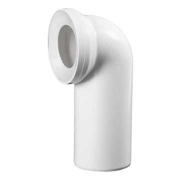 Bruckner - WC ühendustoru, 90° 11 cm valge