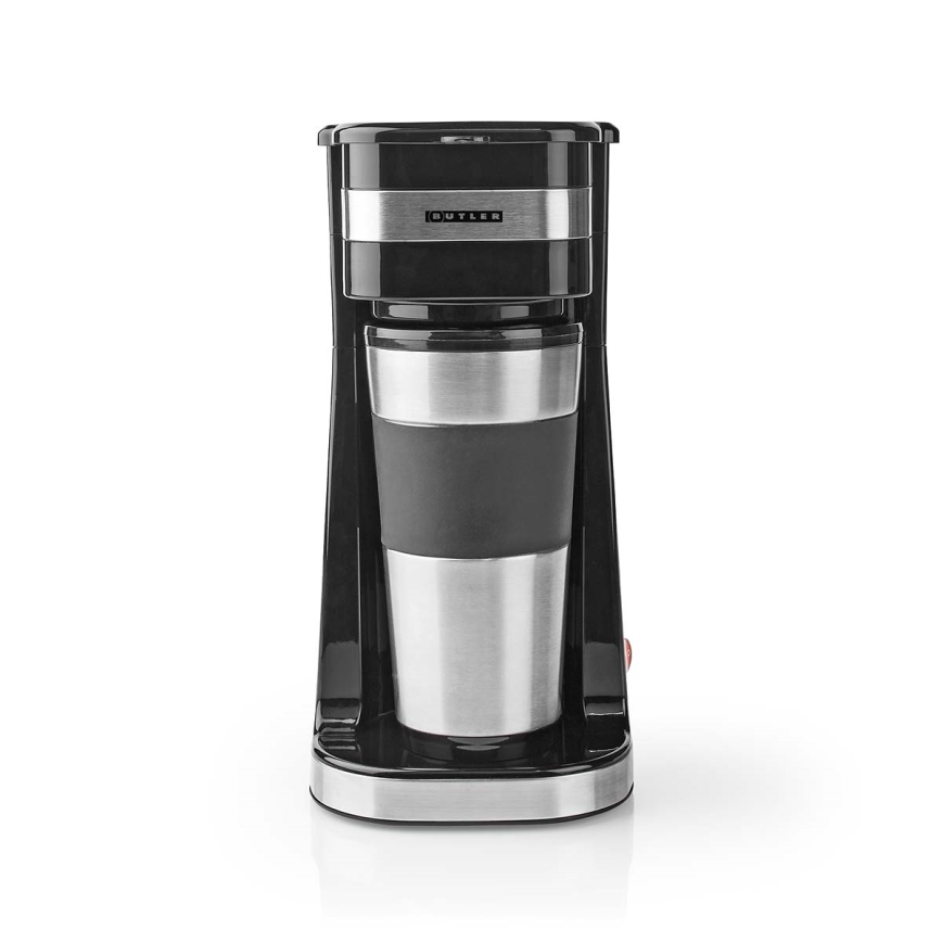 Butler - ühe tassi kohvimasin 0,4 l reisikruusiga 750 W/230 V roostevaba/must