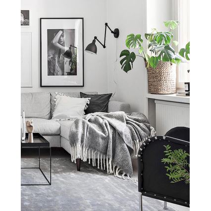 ByRydens - Hämardatav seinalamp BASAAR 1xE27/5W/230V must