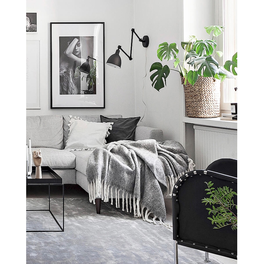 ByRydens - Hämardatav seinalamp BASAAR 1xE27/5W/230V must