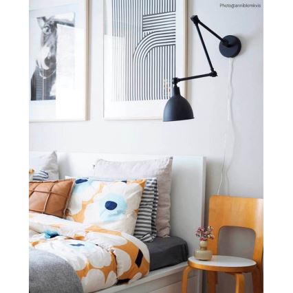 ByRydens - Hämardatav seinalamp BASAAR 1xE27/5W/230V must