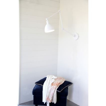 ByRydens - Hämardatav seinalamp BASAAR 1xE27/5W/230V valge