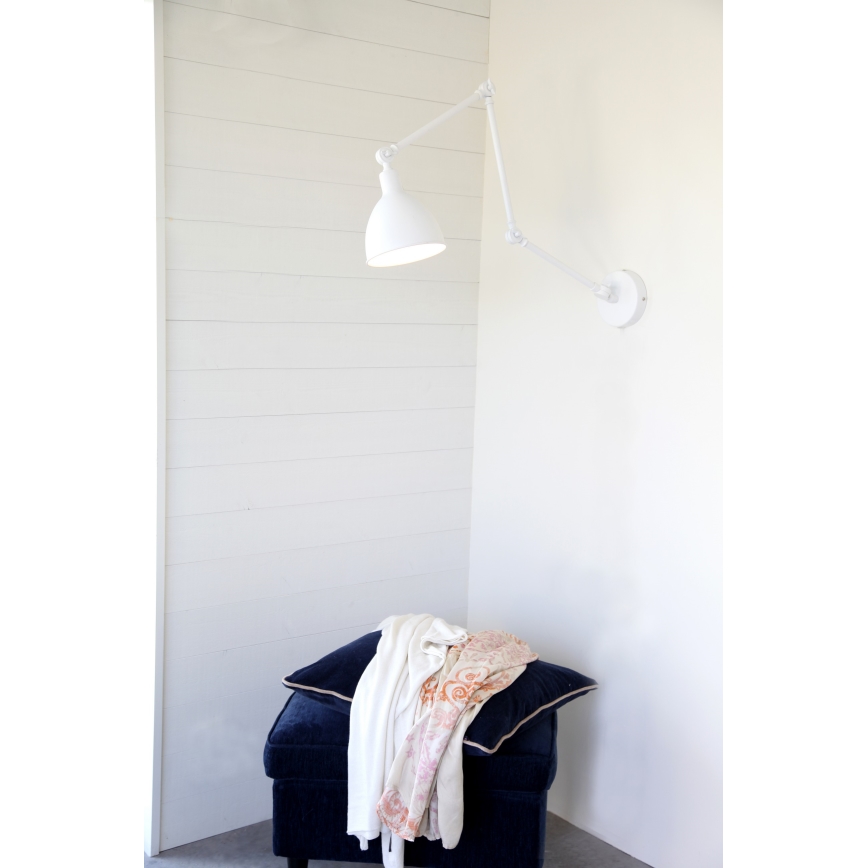 ByRydens - Hämardatav seinalamp BASAAR 1xE27/5W/230V valge