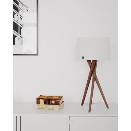 ByRydens - Laualamp VEGA 1xE27/8W/230V valge/pähkel