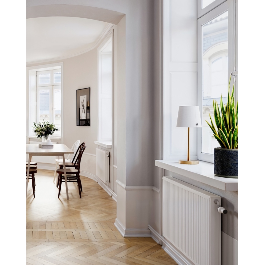 ByRydens - Laualamp LUMI 1xE27/8W/230V valge/kuldne 48,5 cm