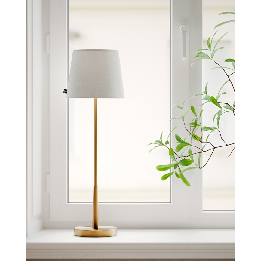 ByRydens - Laualamp LUMI 1xE27/8W/230V valge/kuldne 68,5 cm