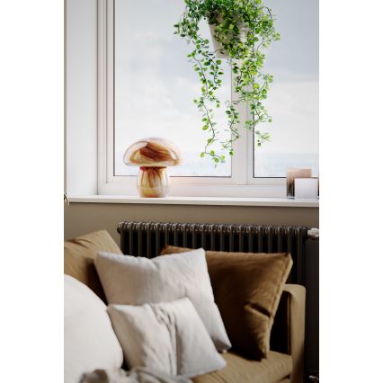 ByRydens - Laualamp MIRA MUSHROOM 1xE27/8W/230V pruun