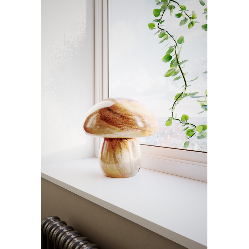 ByRydens - Laualamp MIRA MUSHROOM 1xE27/8W/230V pruun