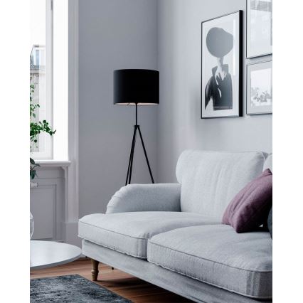 ByRydens - RINA põrandalamp 1xE27/5W/230V must