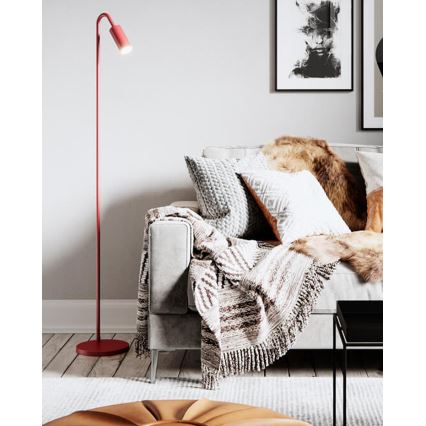 ByRydens - Põrandalamp CURVE 1xGU10/7W/230V punane