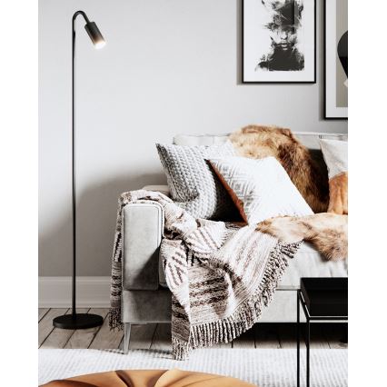 ByRydens - põrandalamp CURVE 1xGU10/7W/230V must