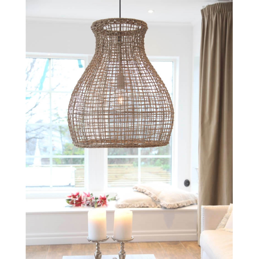 ByRydens - Lühter SEAGRASS 1xE27/8W/230V beež d. 49 cm