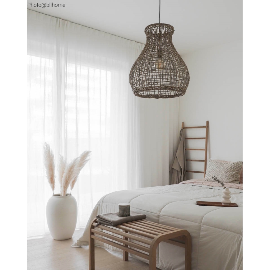 ByRydens - Lühter SEAGRASS 1xE27/8W/230V beež d. 49 cm