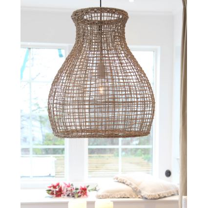 ByRydens - Lühter SEAGRASS 1xE27/8W/230V beež d. 49 cm
