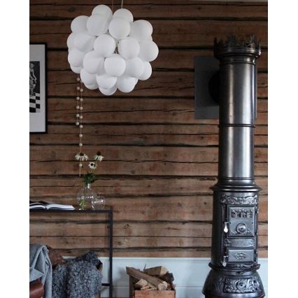 ByRydens - Lühter GROSS 8xG9/4W/230V valge d. 50 cm