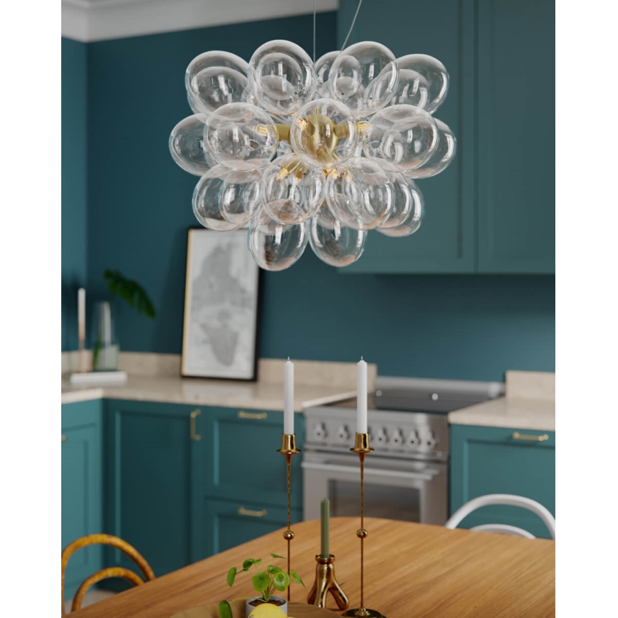 ByRydens - Lühter kaablil GROSS 8xG9/5W/230V läbipaistev