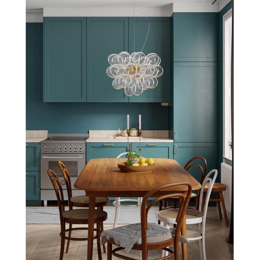 ByRydens - Lühter kaablil GROSS 8xG9/5W/230V läbipaistev