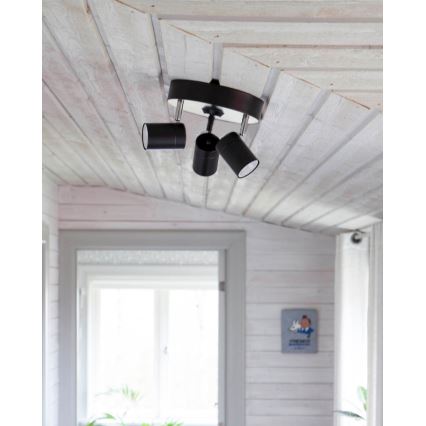 ByRydens - Kohtvalgusti CORRECT 3xGU10/7W/230V must d. 20 cm
